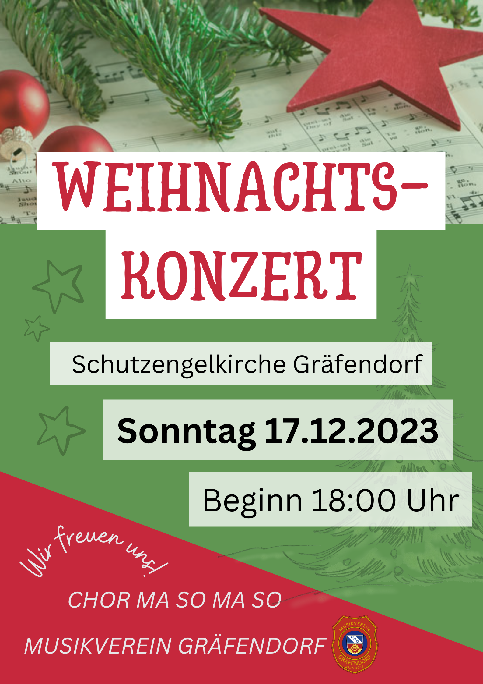 Read more about the article Weihnachtskonzert 17.12.2023